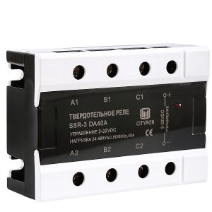 Твердотельное реле трехфазное до 40А SSR-3DA40A